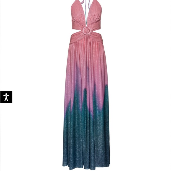 NWOT PATBO LUREX GOWN 😍 - Picture 4 of 7